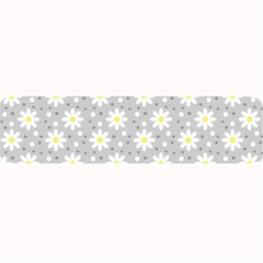 Daisy Dots Grey Large Bar Mats by snowwhitegirl