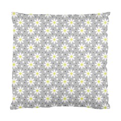 Daisy Dots Grey Standard Cushion Case (one Side)