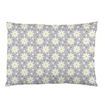 Daisy Dots Grey Pillow Case (Two Sides) Front