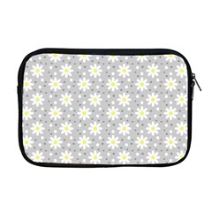 Daisy Dots Grey Apple Macbook Pro 17  Zipper Case by snowwhitegirl