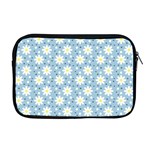 Daisy Dots Light Blue Apple MacBook Pro 17  Zipper Case Front