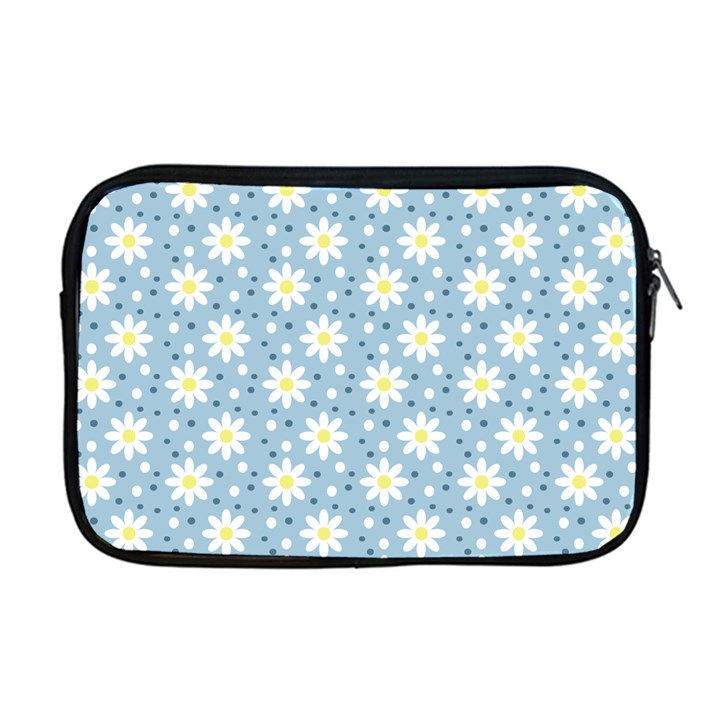 Daisy Dots Light Blue Apple MacBook Pro 17  Zipper Case