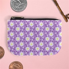 Daisy Dots Lilac Mini Coin Purses by snowwhitegirl