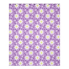 Daisy Dots Lilac Shower Curtain 60  X 72  (medium)  by snowwhitegirl