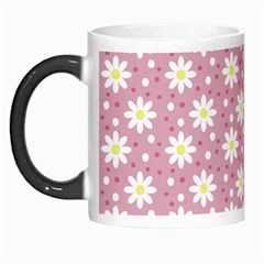 Daisy Dots Pink Morph Mugs by snowwhitegirl