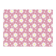 Daisy Dots Pink Double Sided Flano Blanket (mini)  by snowwhitegirl