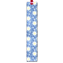 Daisy Dots Blue Large Book Marks by snowwhitegirl