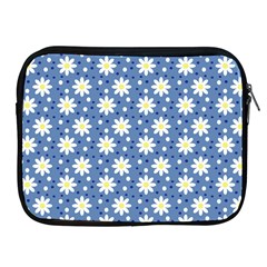 Daisy Dots Blue Apple Ipad 2/3/4 Zipper Cases by snowwhitegirl