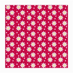 Daisy Dots Light Red Medium Glasses Cloth by snowwhitegirl