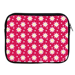 Daisy Dots Light Red Apple Ipad 2/3/4 Zipper Cases by snowwhitegirl