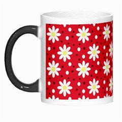 Daisy Dots Red Morph Mugs