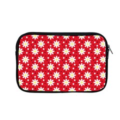 Daisy Dots Red Apple Macbook Pro 13  Zipper Case by snowwhitegirl