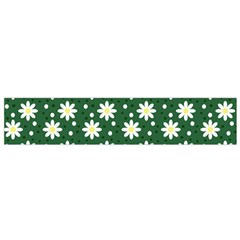 Daisy Dots Green Small Flano Scarf by snowwhitegirl