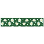 Daisy Dots Green Small Flano Scarf Back