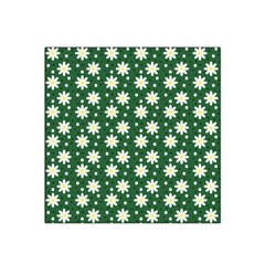 Daisy Dots Green Satin Bandana Scarf by snowwhitegirl