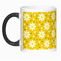 Daisy Dots Yellow Morph Mugs by snowwhitegirl