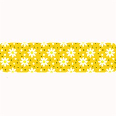 Daisy Dots Yellow Large Bar Mats by snowwhitegirl