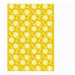 Daisy Dots Yellow Small Garden Flag (two Sides) by snowwhitegirl