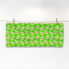 Square Flowers Green Cosmetic Storage Cases by snowwhitegirl