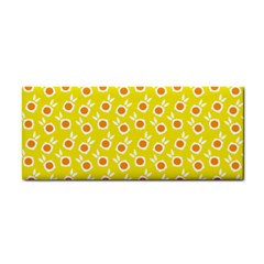 Square Flowers Yellow Cosmetic Storage Cases by snowwhitegirl