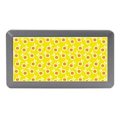 Square Flowers Yellow Memory Card Reader (mini) by snowwhitegirl