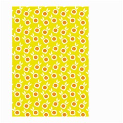 Square Flowers Yellow Small Garden Flag (two Sides) by snowwhitegirl