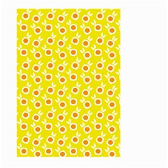 Square Flowers Yellow Large Garden Flag (two Sides) by snowwhitegirl