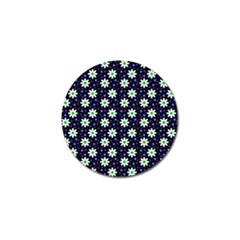 Daisy Dots Navy Blue Golf Ball Marker (10 pack)