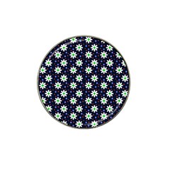 Daisy Dots Navy Blue Hat Clip Ball Marker