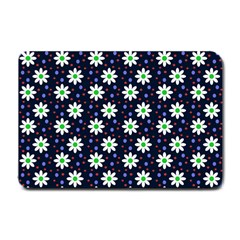 Daisy Dots Navy Blue Small Doormat 