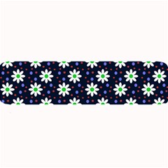 Daisy Dots Navy Blue Large Bar Mats