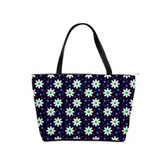 Daisy Dots Navy Blue Shoulder Handbags