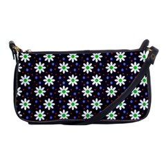 Daisy Dots Navy Blue Shoulder Clutch Bags