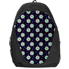 Daisy Dots Navy Blue Backpack Bag by snowwhitegirl