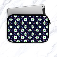 Daisy Dots Navy Blue Apple Ipad Mini Zipper Cases by snowwhitegirl