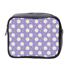 Daisy Dots Violet Mini Toiletries Bag 2-side by snowwhitegirl