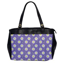 Daisy Dots Violet Office Handbags by snowwhitegirl