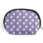 Daisy Dots Violet Accessory Pouches (Medium)  Front