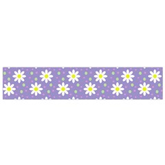 Daisy Dots Violet Small Flano Scarf by snowwhitegirl