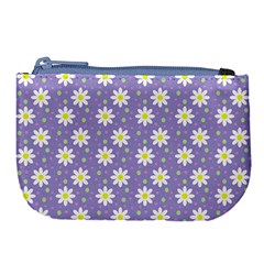 Daisy Dots Violet Large Coin Purse by snowwhitegirl