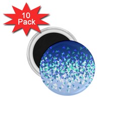 Blue Disintegrate 1 75  Magnets (10 Pack)  by jumpercat