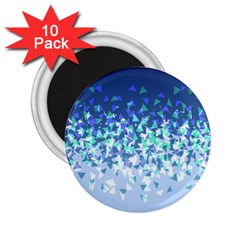 Blue Disintegrate 2 25  Magnets (10 Pack)  by jumpercat