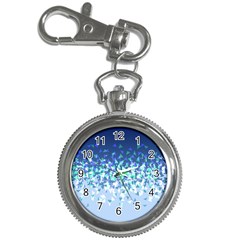 Blue Disintegrate Key Chain Watches by jumpercat