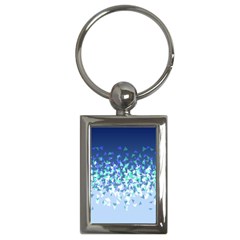 Blue Disintegrate Key Chains (rectangle)  by jumpercat