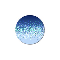 Blue Disintegrate Golf Ball Marker (4 Pack) by jumpercat