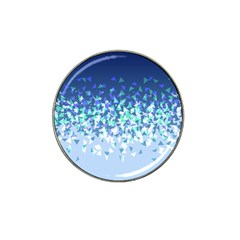 Blue Disintegrate Hat Clip Ball Marker by jumpercat