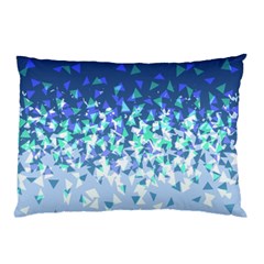 Blue Disintegrate Pillow Case by jumpercat