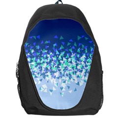 Blue Disintegrate Backpack Bag by jumpercat