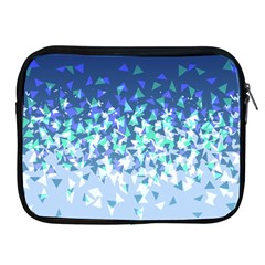 Blue Disintegrate Apple Ipad 2/3/4 Zipper Cases by jumpercat