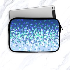 Blue Disintegrate Apple Ipad Mini Zipper Cases by jumpercat